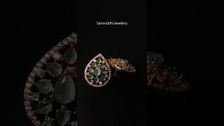 Beautiful micropolish earrings  Samruddhi jewellery whatsapp to order 7499687332 shorts [upl. by Anuahsat]