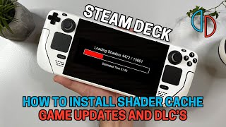 Steam Deck  How To Install Shader Cache Game Updates And DLCs Yuzu Guide [upl. by Det]