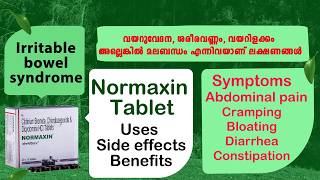 Normaxin Tablet  Irritable bowel syndrome  abdominal pain  cramping bloating  constipation [upl. by Sul]