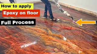 How to coating 3 D Epoxy flooring design with cost [upl. by Slinkman]