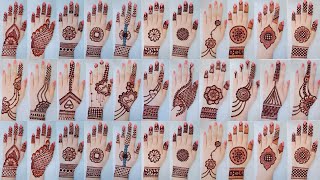 Top 20 mehndi design for backhandMehandi ka designEasy simple Karwa Chauth\Navratri Mehndi designs [upl. by Marquis]