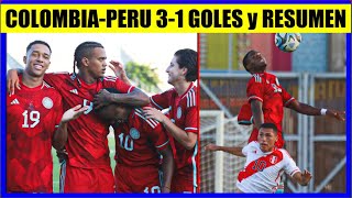 COLOMBIA vs PERU 31 EN BARRANQUILLA AMISTOSO RESUMEN y GOLES [upl. by Gillespie625]