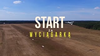 Start szybowca za wyciagarka  pierwszy lot Glider winch launch  first flight [upl. by Jojo]