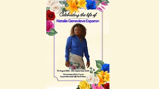 Celebrating The Life Of Natalie Genevieve Esparon [upl. by Dibru]