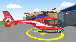 Assembling Rescue Helicopter and Plane  Video for Kids and Baby [upl. by Sylas]