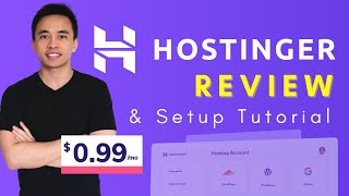 Hostinger Review amp WordPress Setup Tutorial  Best Cheap Web Host [upl. by Leticia]