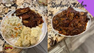 Jamaican Style Brown Stew Chicken Recipe [upl. by Evy13]