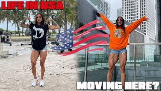 BAKHAR NABIEVAS LIFE IN THE US  FIRST 10 MONTHS IN MIAMI  MOVING HERE [upl. by Airoled869]