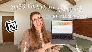 2023 Goal Setting amp New Year Planning  FREE Notion Goal Planning Template [upl. by Sparks71]