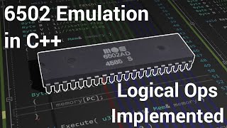 Emulating a CPU in C 12 6502  AND EOR ORA Implemented [upl. by Assyli]