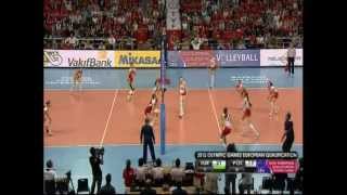 Türkiye  Polonya voleybol maçı özeti  6 Mayıs 2012 [upl. by Gahan]