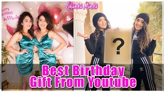 BIRTHDAY VLOG Best Birthday Gift From Youtube 😍  CHINKI MINKI [upl. by Anilac]