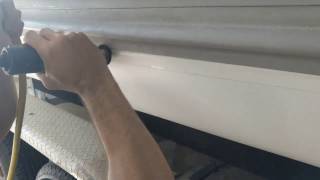 Removing Glue from Hypalon Inflatable Boat [upl. by Bodi]