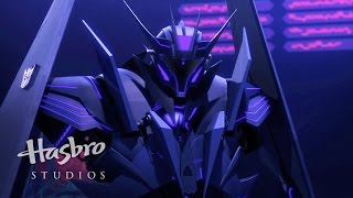 Transformers Prime  Black Airachnid vs Shockwave  Transformers Official [upl. by Daryn]