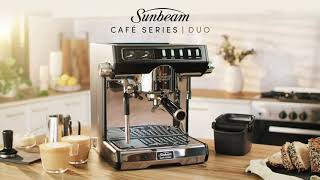 Café Series® Duo Espresso Coffee Machine  Café quality coffee at home  Sunbeam [upl. by Diahann]