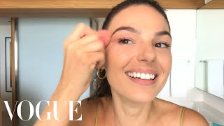 Ísis Valverde’s Guide to SunKissed Makeup Brazilian Style  Beauty Secrets  Vogue [upl. by Siubhan]