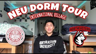 Northeastern University Dorm Room Tour International Village [upl. by Etteniuq]