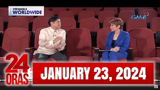 24 Oras Express January 23 2024 HD [upl. by Ecnarepmet187]