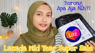 LAZADA MID YEAR SUPER SALE BORONG BARANG UNIK BIG SALE 🤑 [upl. by Aikas]