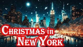 Christmas Carols with New York in the Snow  Thomas Kinkade [upl. by Acinoev]