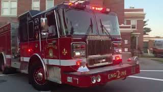 Stoneham Fire Department Engine 2 responding [upl. by Weiner148]