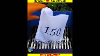 Tonnes Of Paper Sheets Vs Shredder [upl. by Forlini]