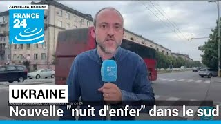 Frappes russes sur lUkraine  nouvelle quotnuit denferquot à Odessa et dans le sud • FRANCE 24 [upl. by Yelsew]