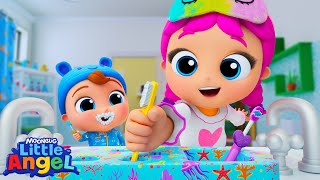 Brush Your Teeth  Little Angel Kids Songs amp Nursery Rhymes [upl. by Aihsel]