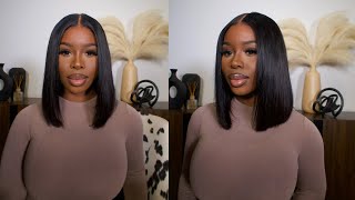 Perfect Summer Hair  Super Sleek HD 12” Inch Affordable Bob Install ft Wiggins Hair [upl. by Dove]