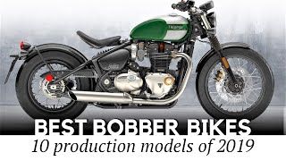 Top 10 Bobber Motorcycles Showing a Modern Take on Classic Strippeddown Designs [upl. by Will633]