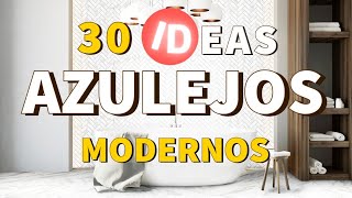 30 COMBINACIONES de AZULEJOS para BAÑOS MODERNOS con IDEAS GENIALES para reformar y diseñar tu baño [upl. by Eornom]