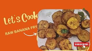 RAW BANANA FRY  வானழக்கா வறுவல் [upl. by Asilanom]