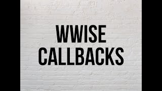 Wwise Tutorial  Callbacks [upl. by Relyhcs]