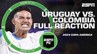 Colombia defeats Uruguay to advance to Copa America Final FULL REACTION  ESPN FC [upl. by Ytrebil]