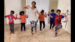 I Like to Move it Move it  Zumba Dance Workout  Easy Steps for Kids  Anjali’s Choreography [upl. by Inahpit446]