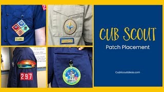 Revised Cub Scout Patch amp Badge Placement [upl. by Erdua]