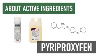 What is Pyriproxyfen Insect Growth Regulators [upl. by Chellman]