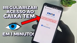 REGULARIZAR ACESSO AO CAIXA TEM  ATUALIZADO [upl. by Ynneg]