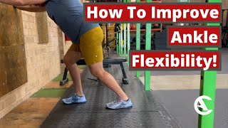 Increase Ankle Dorsiflexion Simple Exercise [upl. by Petersen]