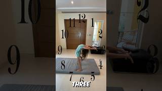 Clock flexibility challenge in Gymnastics [upl. by Anaytat]