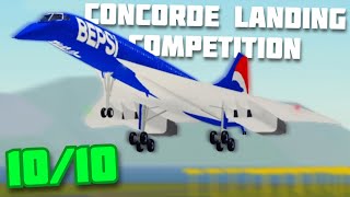 Concorde landing competition in PTFS [upl. by Atinna]