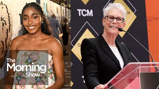 The Bear Ayo Edebiri reveals what word transformed Jamie Lee Curtis’ performance [upl. by Ytirahs]