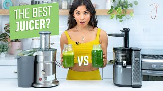 THE BEST JUICER Comparison amp Review Centrifugal VS Nama Juicer [upl. by Yraillih]