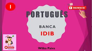 Questões de Português da banca IDIB 1 [upl. by Christoffer]