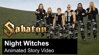 SABATON  Night Witches Animated Story Video [upl. by Aiasi615]