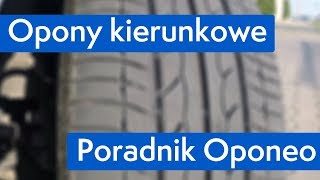 Opony kierunkowe ● Poradnik Oponeo™ [upl. by Moskow]