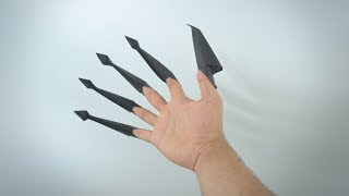 Origami Black Panther Claws  Instructions in English BR [upl. by Levitt]