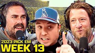 The Biggest Game in Pick Em History  Week 13 [upl. by Hoopen]