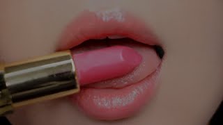 ASMR Edible Lipstick Eating 👄Mouth Sounds Upclose [upl. by Jobyna]