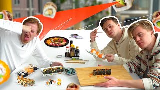 BANKZITTERS MAKEN EIGEN SUSHI [upl. by Rochester298]